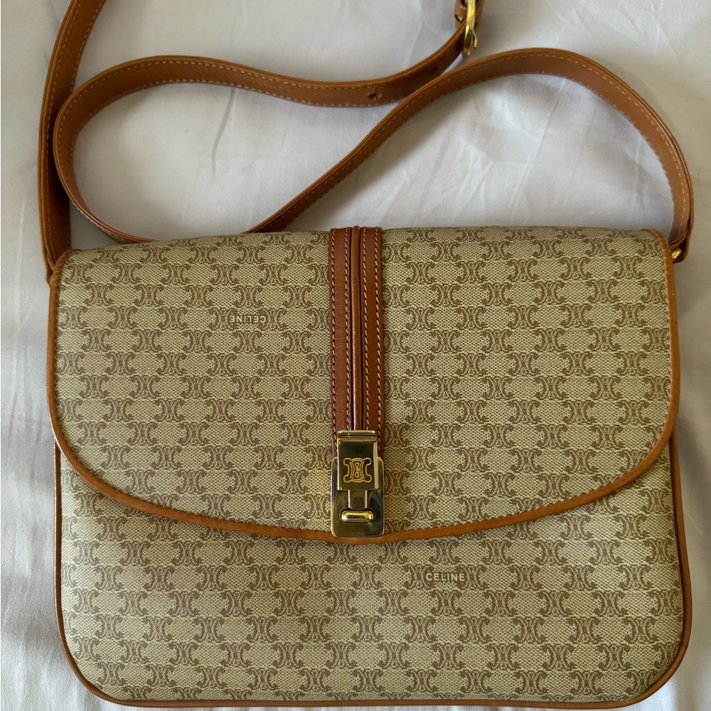 CELINE Monogram Crossbody Bag